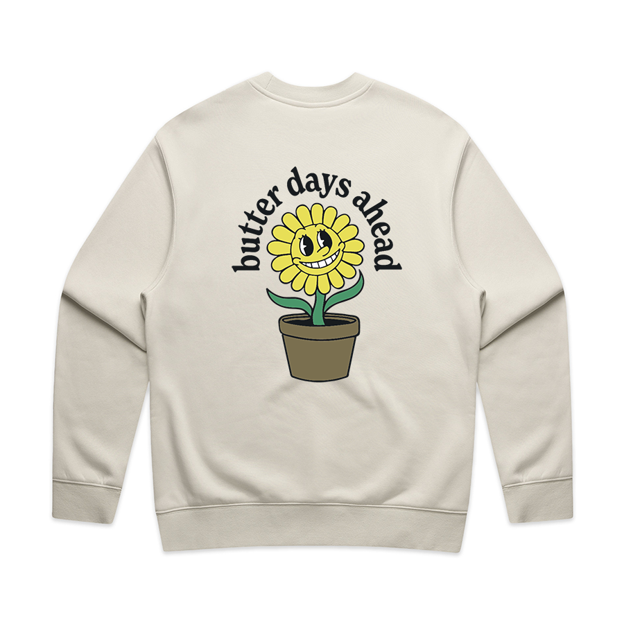 friendly flower crewneck
