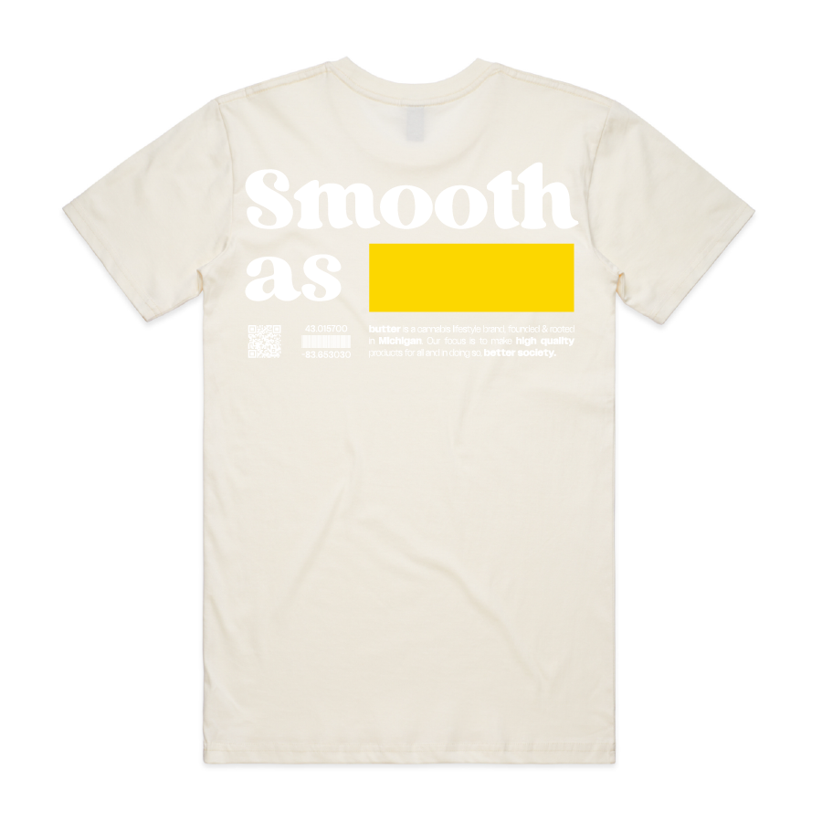 smooth as butter tee - natural