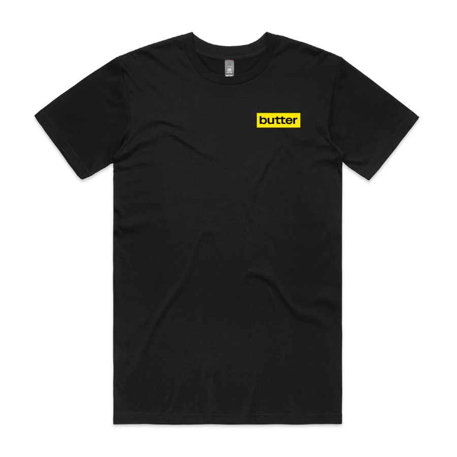 smooth as butter tee - black
