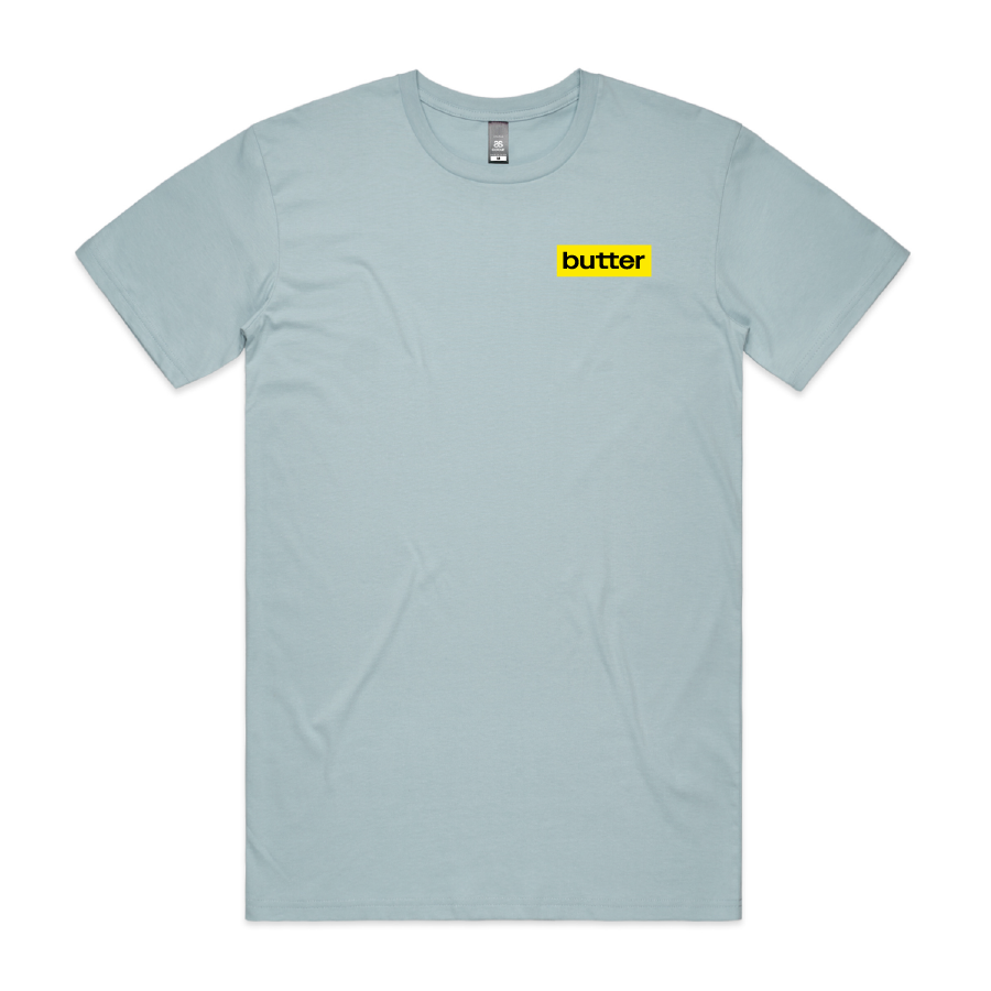 smooth as butter tee - baby blue