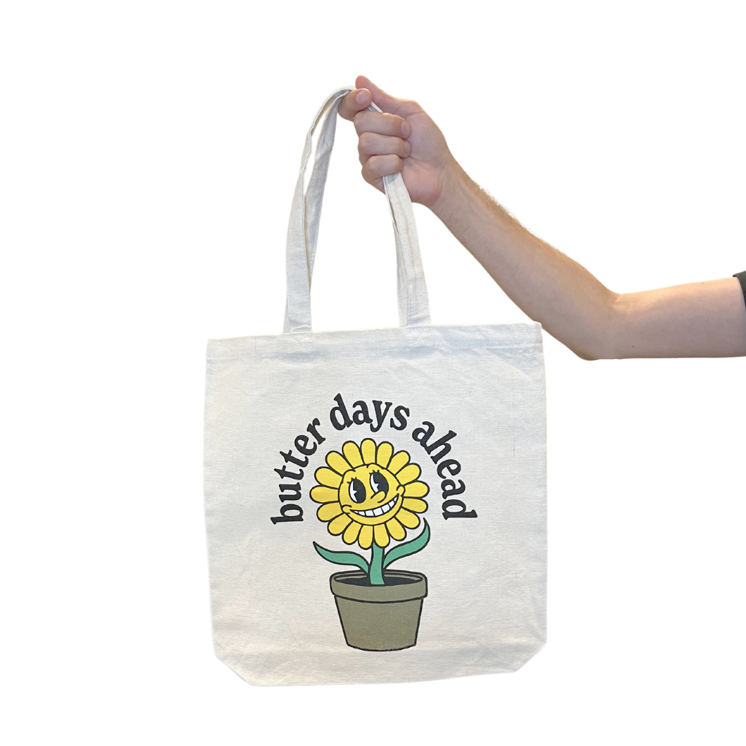 friendly flower tote